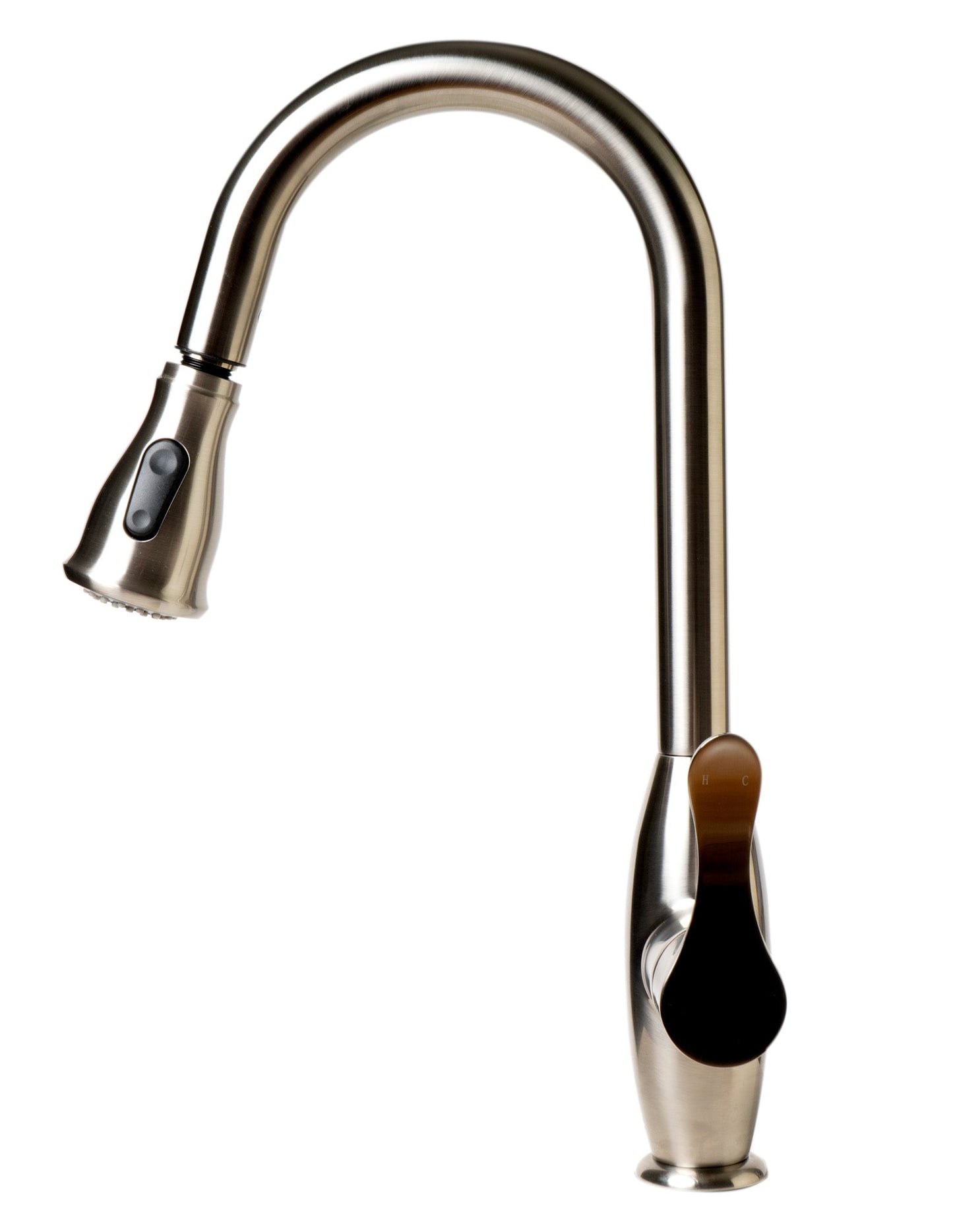 ALFI brand ABKF3783 Gooseneck Pull Down Kitchen Faucet
