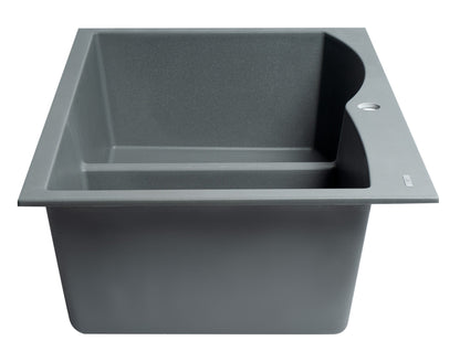 ALFI brand AB3320DI 33" Double Bowl Drop In Granite Composite Kitchen Sink