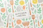 Kitchen + Metal Summer Wrapping Paper | Gift Shop & Gift Wrapping | Kitchen + Metal