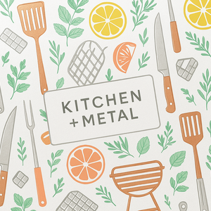 Kitchen + Metal Summer Wrapping Paper | Gift Shop & Gift Wrapping | Kitchen + Metal