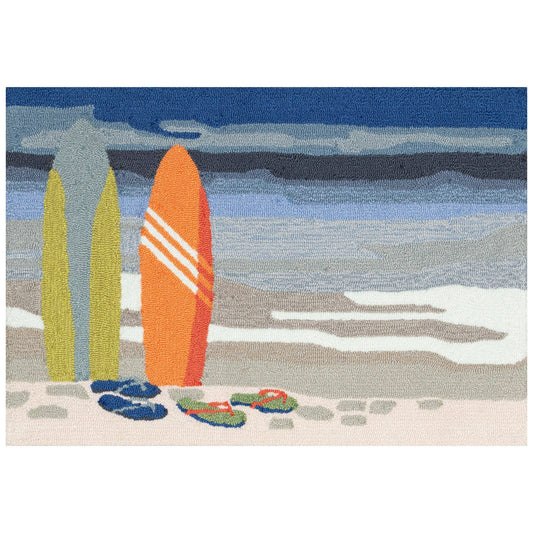 Surf Break Indoor/Outdoor Area Rug Ocean