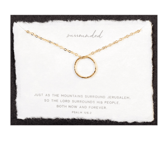 Surrounded | Christian Necklace | Psalm