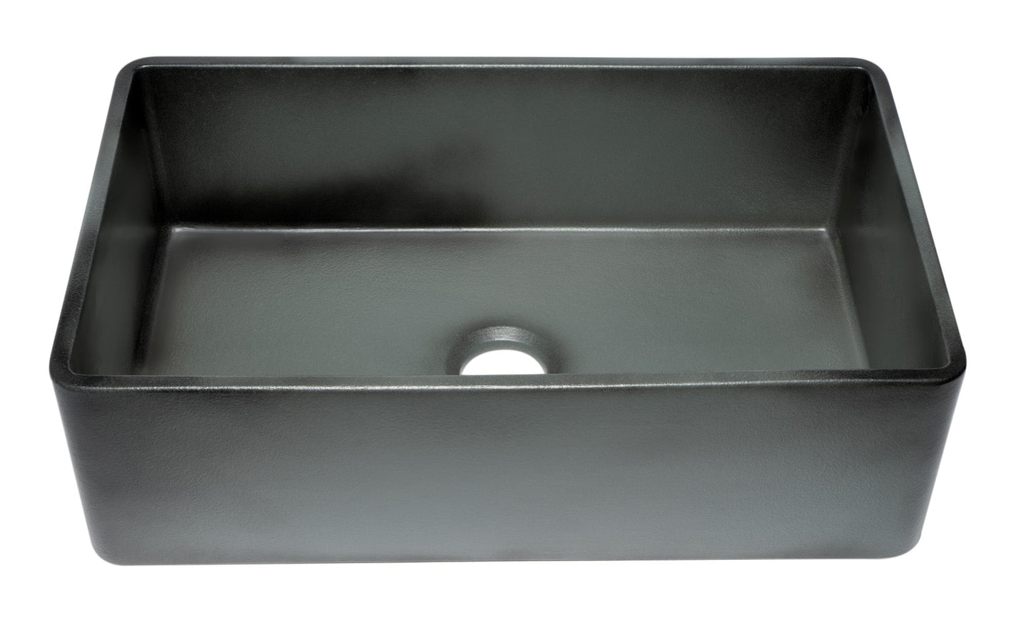 ALFI brand  ABCO3320SB Concrete Color 33 inch Reversible Single Fireclay Farmhouse Kitchen Sink