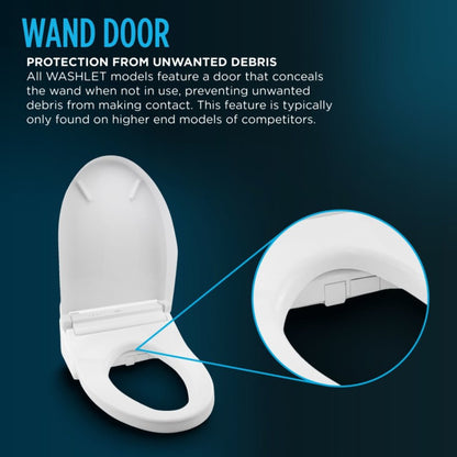 [SW573#01] TOTO Washlet S300E Round Soft Close Bidet Seat (SAK75014)