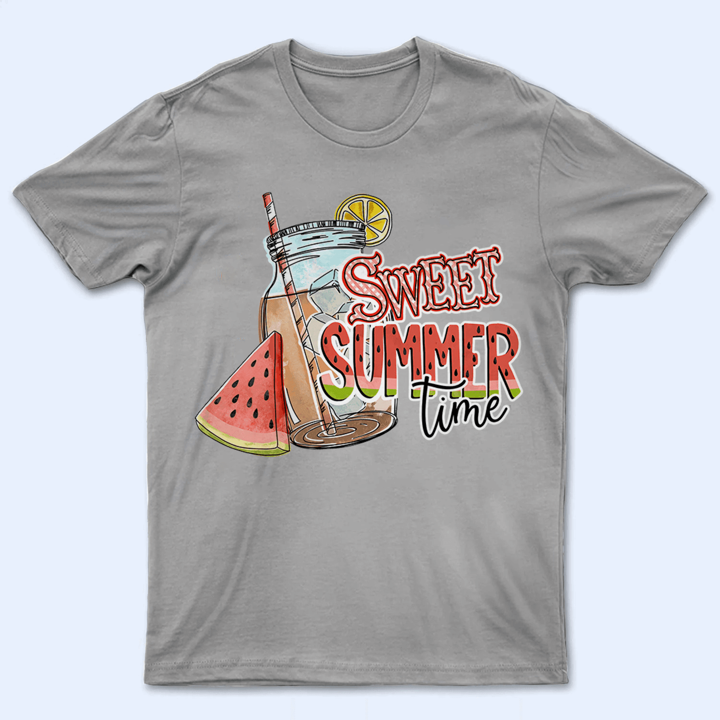 Sweet Summer Time - Personalized Custom T Shirt - Birthday, Loving, Funny Gift for Teacher, Kindergarten, Preschool, Pre K, Paraprofessional