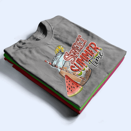 Sweet Summer Time - Personalized Custom T Shirt - Birthday, Loving, Funny Gift for Teacher, Kindergarten, Preschool, Pre K, Paraprofessional