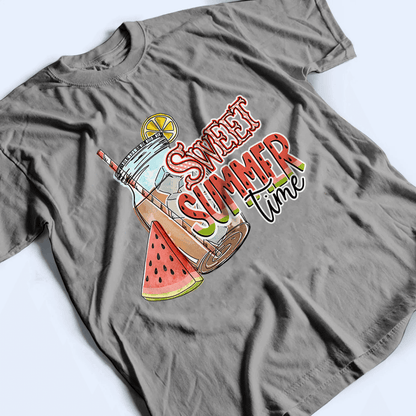 Sweet Summer Time - Personalized Custom T Shirt - Birthday, Loving, Funny Gift for Teacher, Kindergarten, Preschool, Pre K, Paraprofessional