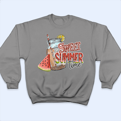 Sweet Summer Time - Personalized Custom T Shirt - Birthday, Loving, Funny Gift for Teacher, Kindergarten, Preschool, Pre K, Paraprofessional