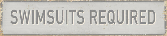 Swimsuits Beach Sign