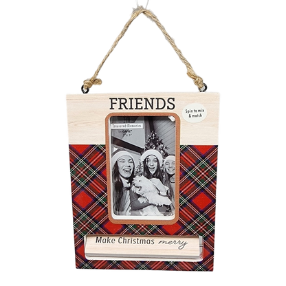 Spinning Frame Ornament - Friends