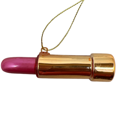 Pink Lipstick Ornament