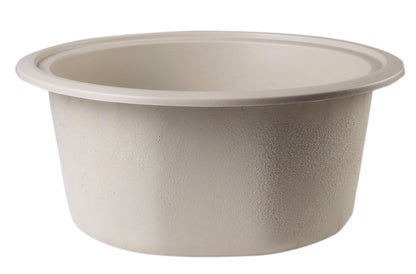 ALFI brand AB1717DI 17" Drop-In Round Granite Composite Kitchen Prep Sink