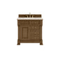 James Martin 547-V36 Brookfield 36” Single Vanity – Black Onyx / Honey Oak / Pearl Charcoal