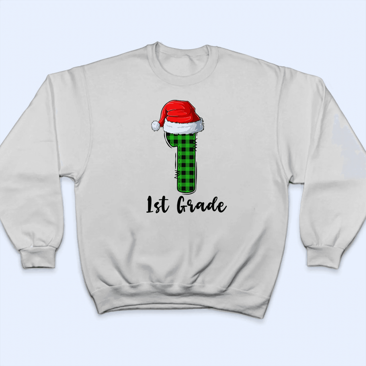 T is for Teacher - Christmas - Personalized Custom T Shirt - Birthday, Loving, Funny Gift for Teacher, Kindergarten, Preschool, Pre K, Paraprofessional