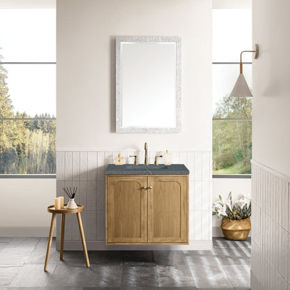 Laurent 30" Single Vanity Cabinet, Light Natural Oak