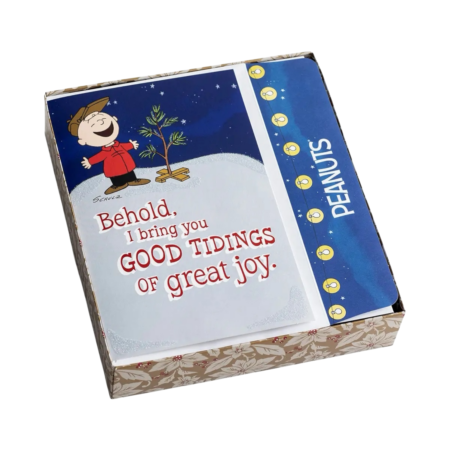 Peanuts - Good Tidings of Great Joy- 18 Christmas Boxed Cards