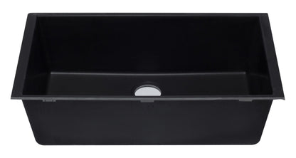 ALFI brand AB3322UM 33" Single Bowl Undermount Granite Composite Kitchen Sink