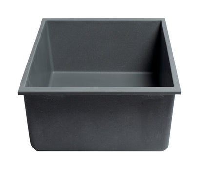 ALFI brand AB3020UM 30" Undermount Single Bowl Granite Composite Kitchen Sink
