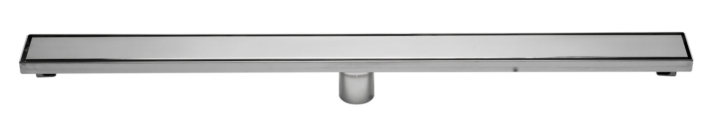 ALFI brand  ABLD36B-PSS 36" Modern Polished Stainless Steel Linear Shower Drain with Solid Cover