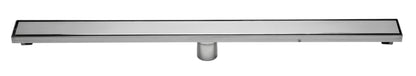 ALFI brand  ABLD36B-PSS 36" Modern Polished Stainless Steel Linear Shower Drain with Solid Cover