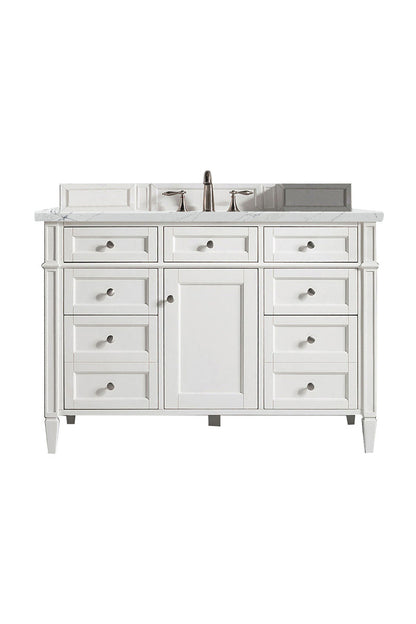 Brittany 48" Single Vanity in Bright White