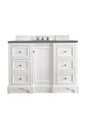 De Soto 48" Single Vanity Cabinet, Bright White
