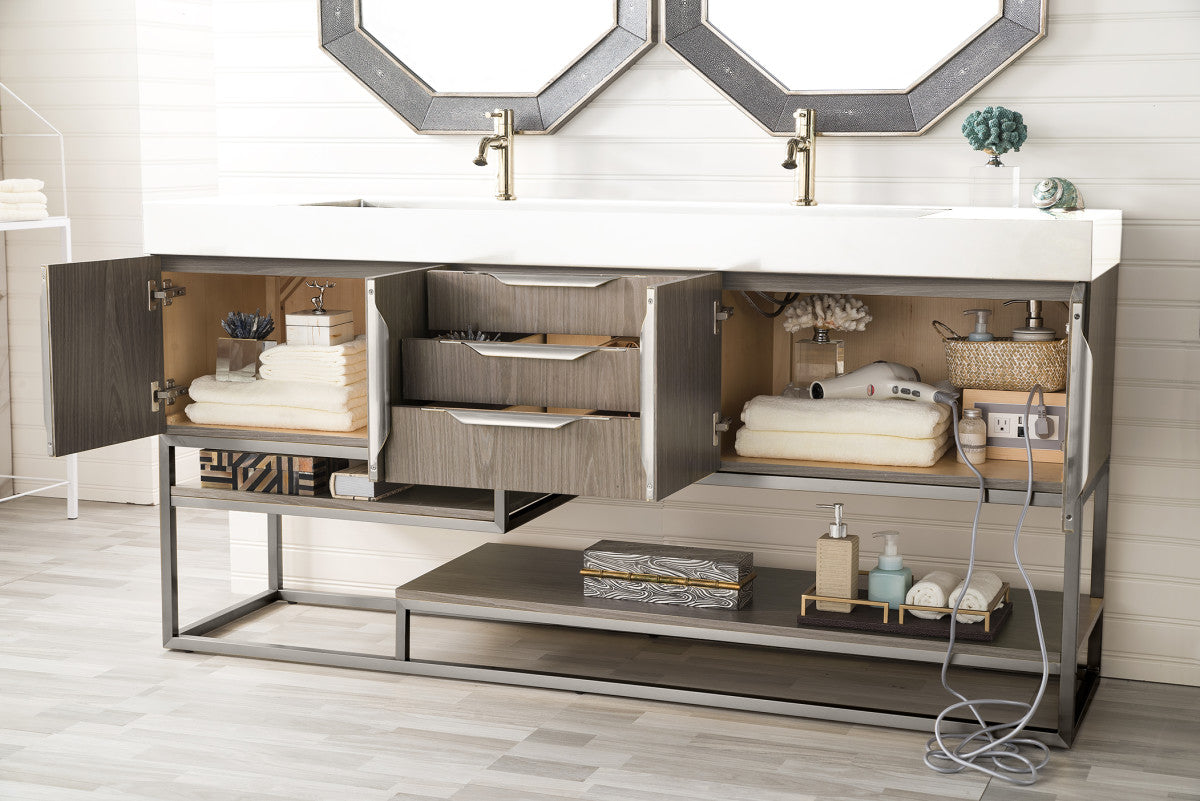 Columbia 72" Double Vanity Cabinet