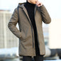Men's Casual Thick Hooded Jacket