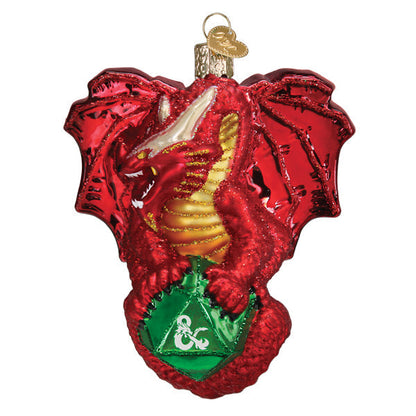 Dungeons And  Dragons Red Dragon Ornament