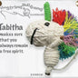 Tabitha the Unicorn String Doll Keychain