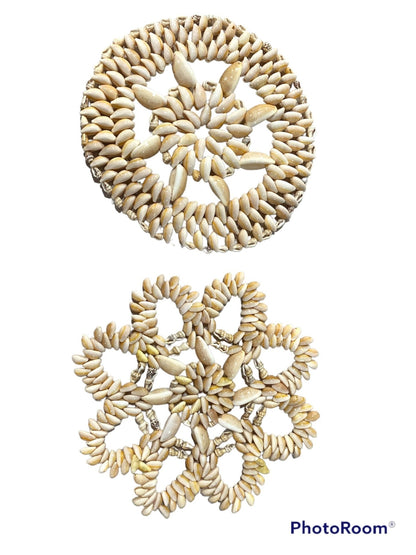 Tan Cowry Shell Trivet Placemat
