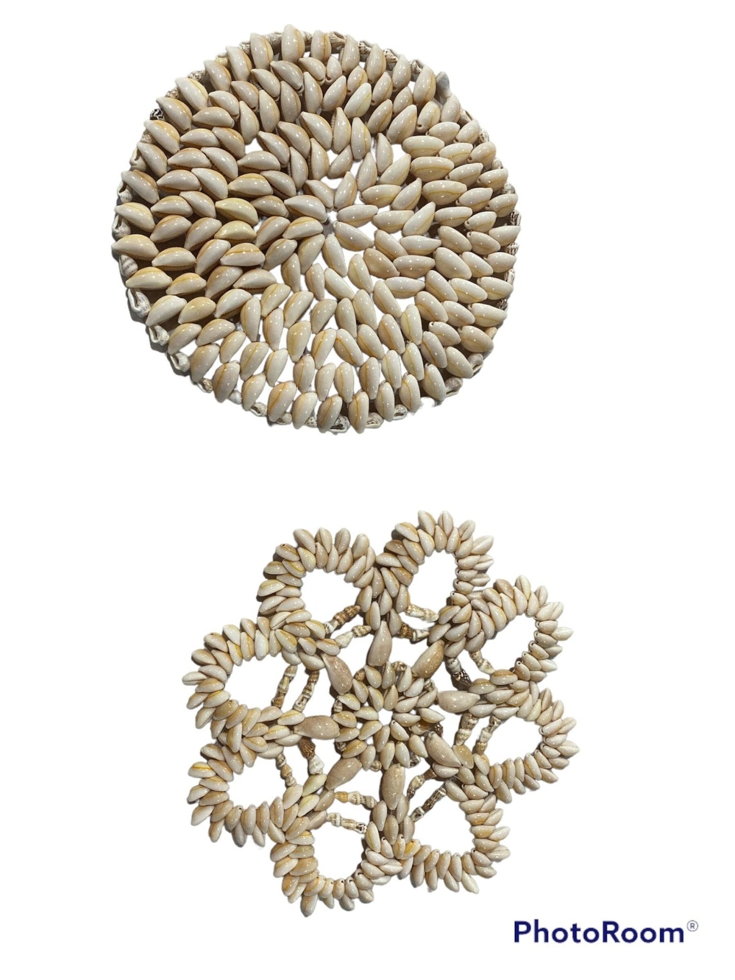 Tan Cowry Shell Trivet Placemat