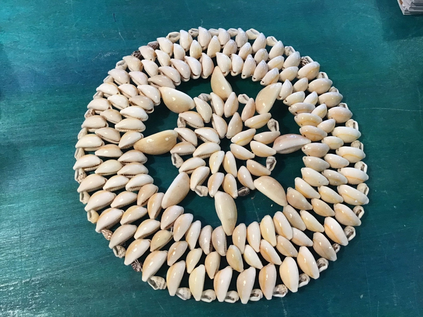 Tan Cowry Shell Trivet Placemat