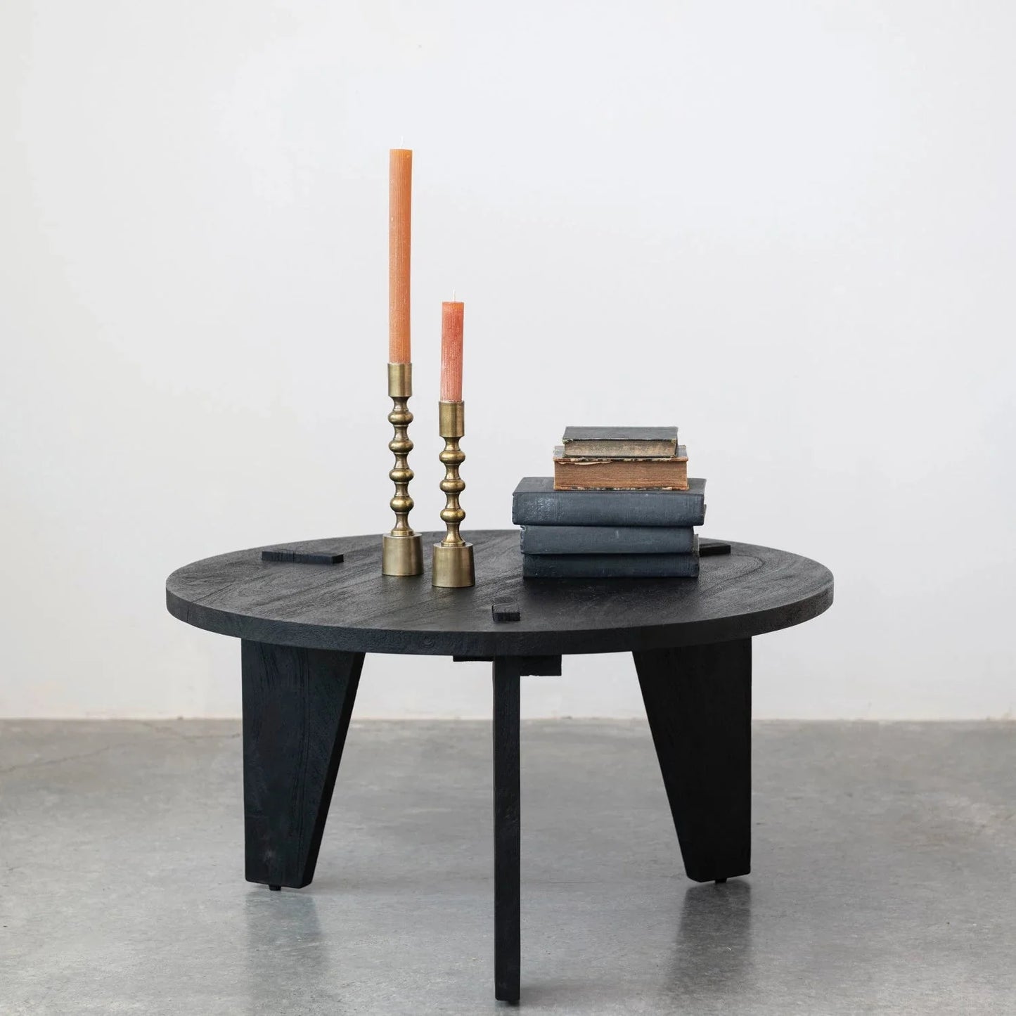 Taper Candle Holders, Antique Gold Finish, Set of 2