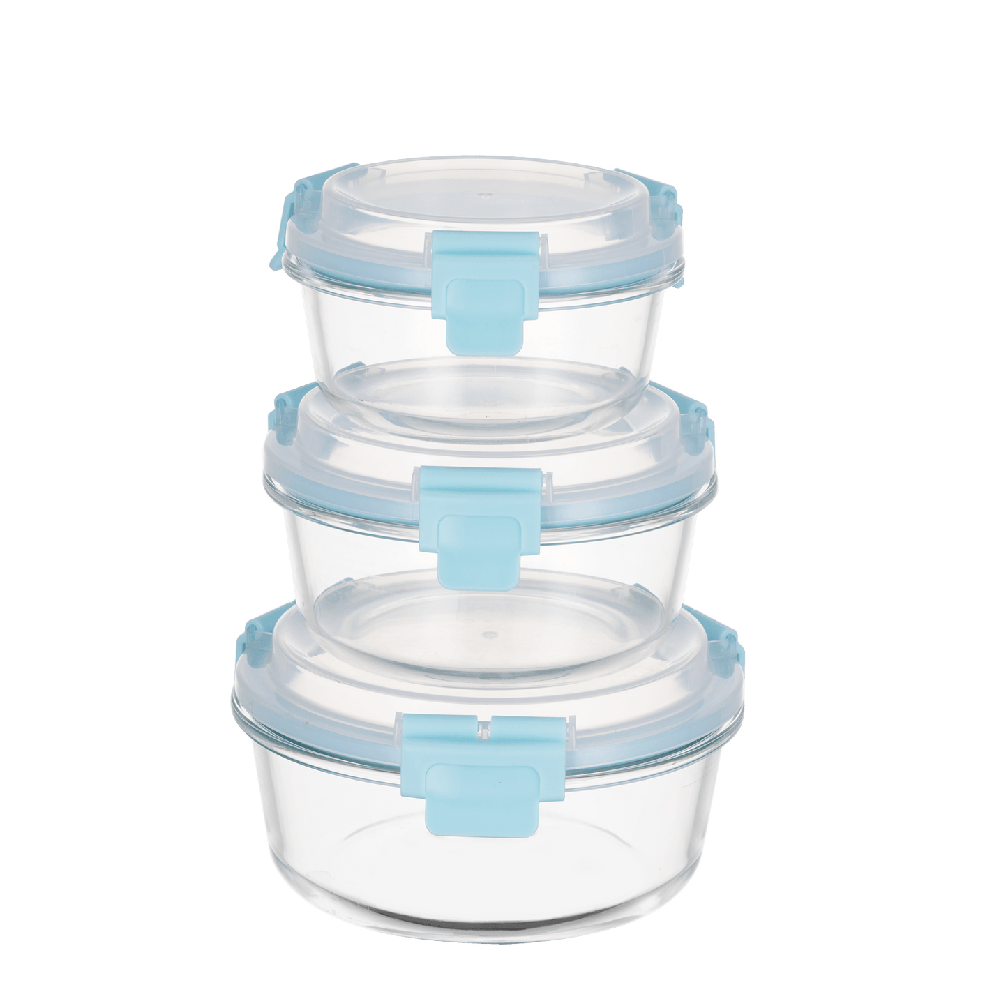 High Top Lid Round Containers