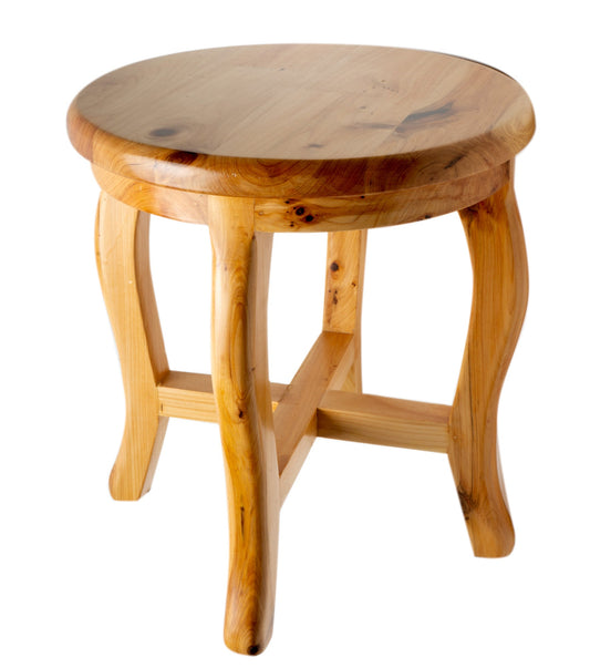 ALFI brand  AB4406 11" Cedar Wood Round  Stool Multi-Purpose Accessory
