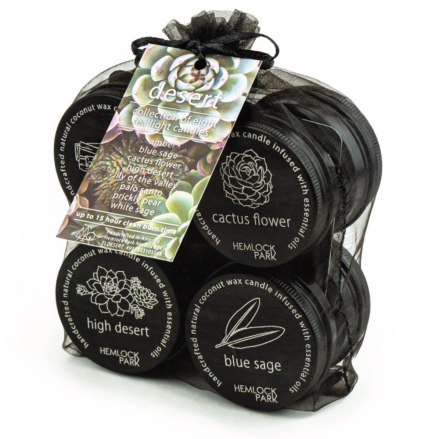 Tea Light Gift Set - Desert, Garden, Forest