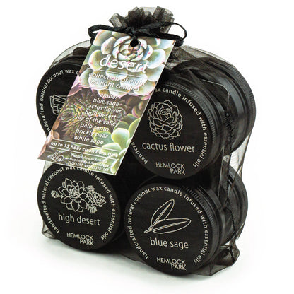 Tea Light Gift Set - Desert, Garden, Forest
