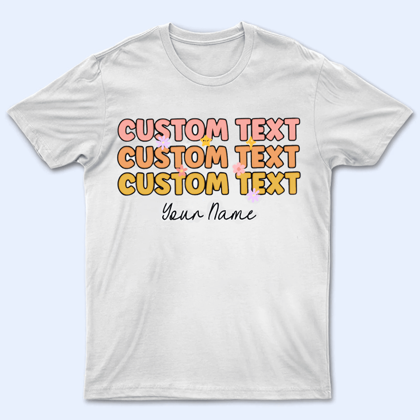 Teacher Custom Text - Personalized Custom T Shirt - Birthday, Loving, Funny Gift for Teacher, Kindergarten, Preschool, Pre K, Paraprofessional