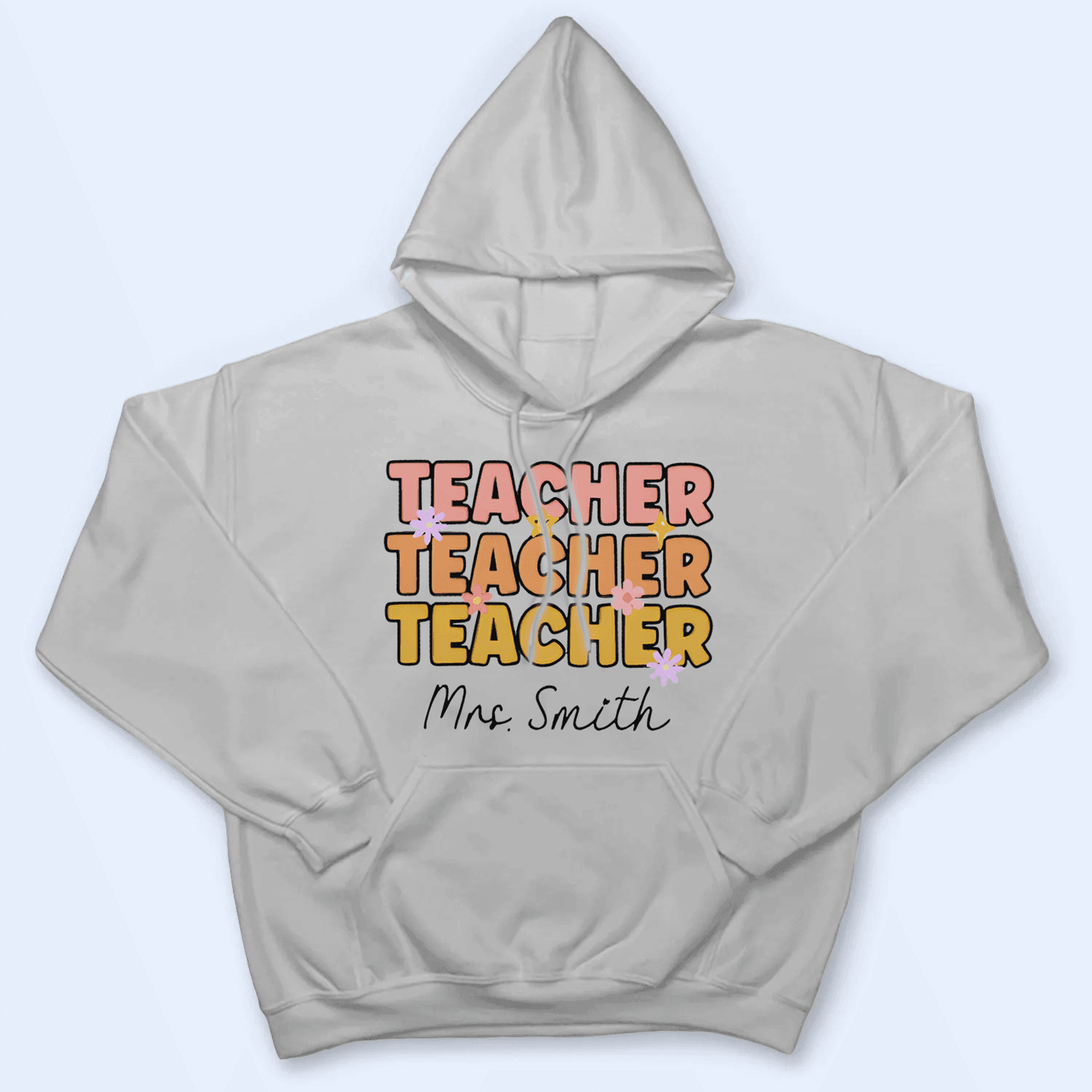 Teacher Custom Text - Personalized Custom T Shirt - Birthday, Loving, Funny Gift for Teacher, Kindergarten, Preschool, Pre K, Paraprofessional