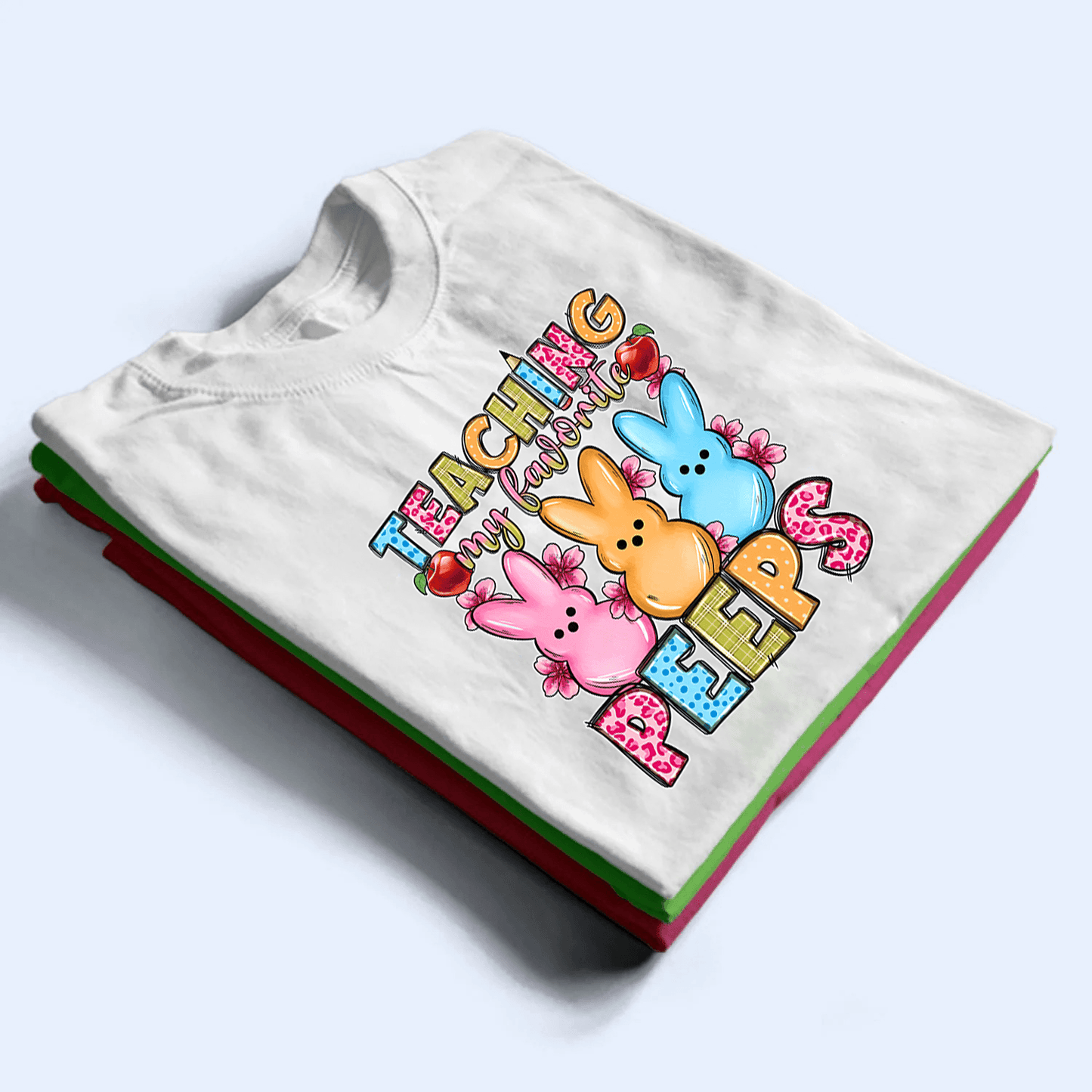 Teaching My Favorite Easter - Personalized Custom T Shirt - Birthday, Loving, Funny Gift for Teacher, Kindergarten, Preschool, Pre K, Paraprofessional