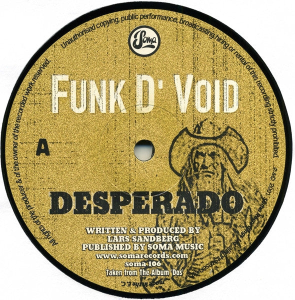 Desperado (VINYL) | Very Good Plus (VG+) Generic