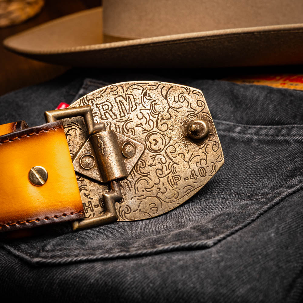 Texas Belt Mustard / Brown