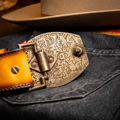 Texas Belt Mustard / Brown