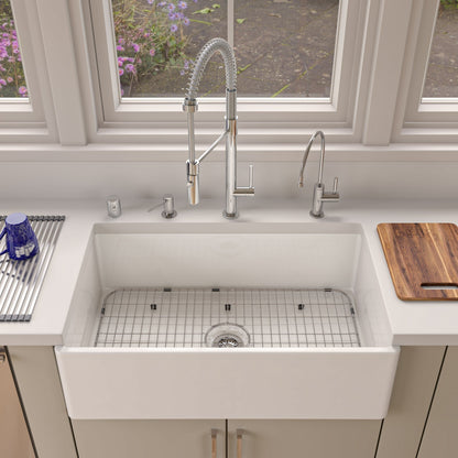ALFI brand ABKF3732 Commercial Spring Kitchen Faucet