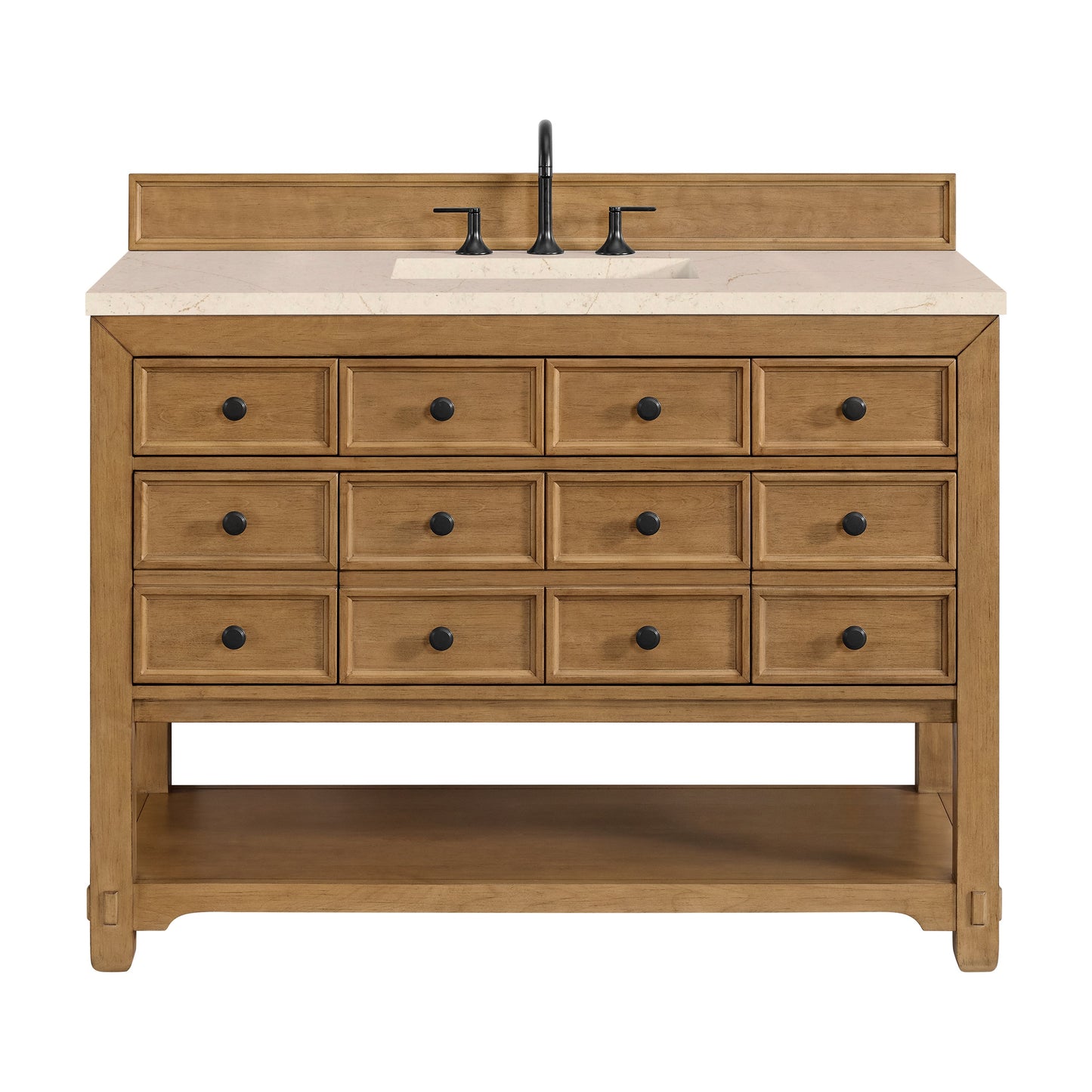 Malibu 48" Single Vanity, Amber Birch