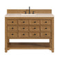 Malibu 48" Single Vanity, Amber Birch