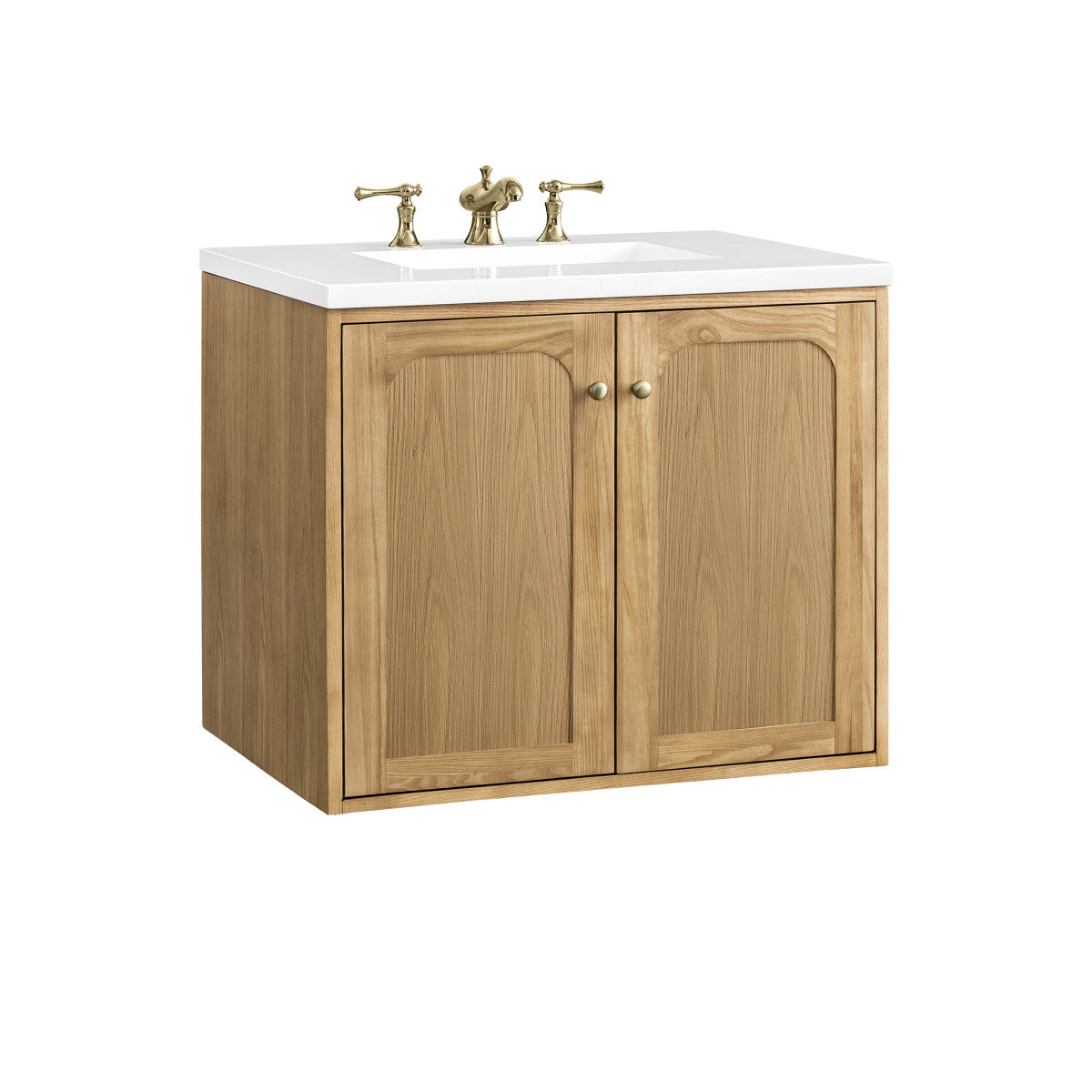 Laurent 30" Single Vanity Cabinet, Light Natural Oak