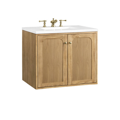 Laurent 30" Single Vanity Cabinet, Light Natural Oak