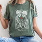 The Lovers Tarot, Skeletons, Mystical, Magic, Comfort Colors Tshirt, Valentine's Day